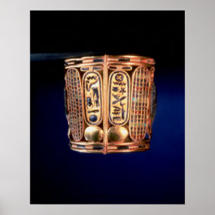 Affiches Bracelet avec le cartouche de Psusennes I