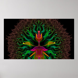 Affiches Brahma déguisée en tulipe