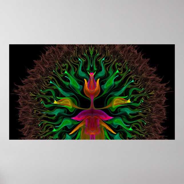 Affiches Brahma déguisée en tulipe (Devant)