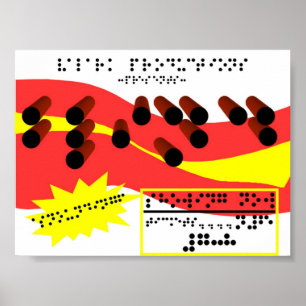 Affiches Braille Advert