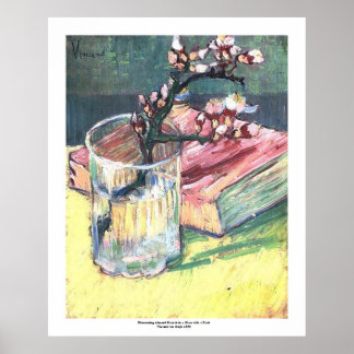 Affiches Branche d'amande en fleurs par Vincent van Gogh
