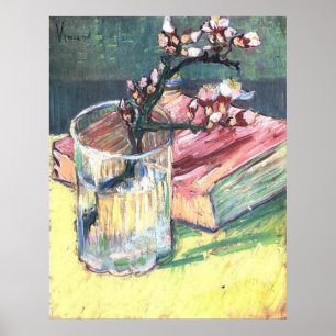 Affiches Branche d'amande en fleurs par Vincent van Gogh