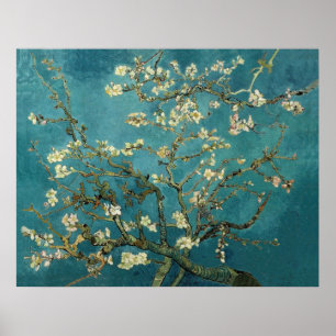 Affiches Branches en amande fleurie par Vincent Van Gogh