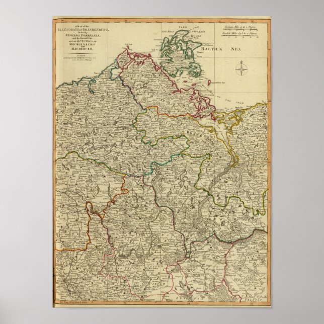 Affiches Brandebourg, Poméranie de l'Ouest (Devant)