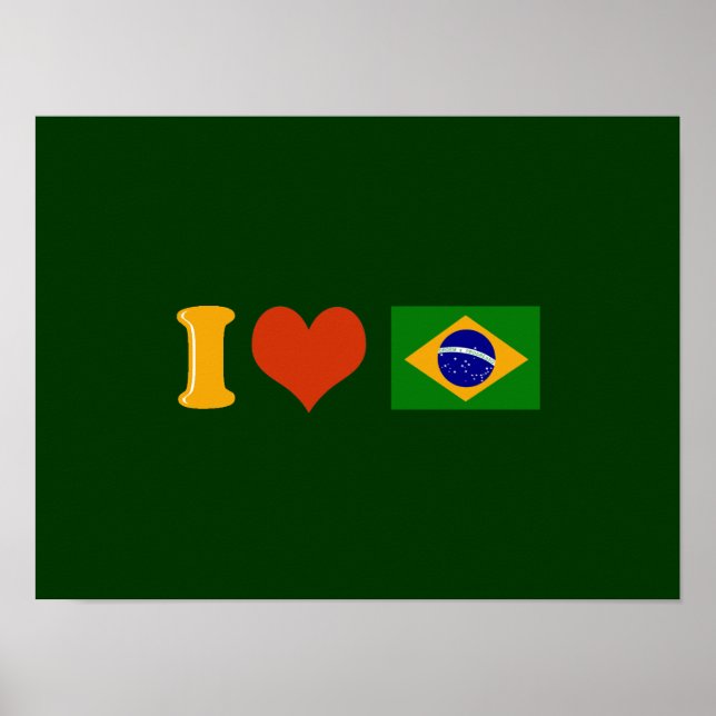Affiches Brasil pop art (Devant)