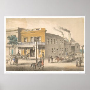 Affiches Brasserie Almaden (0017B)