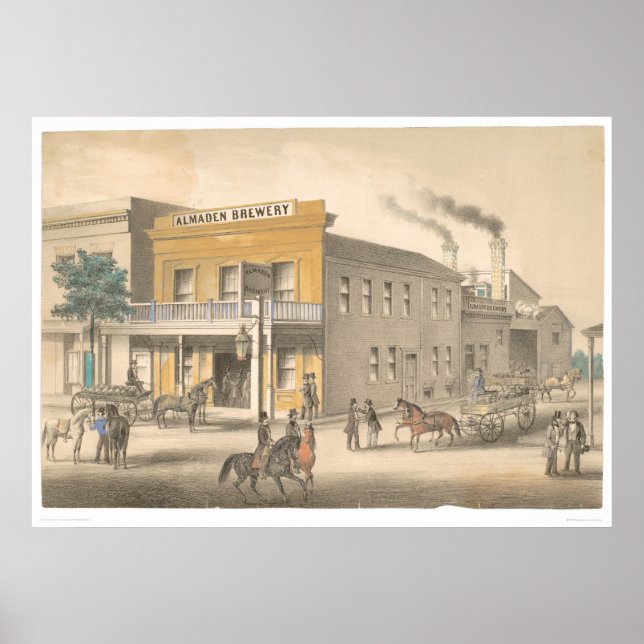 Affiches Brasserie Almaden (0017B) (Devant)