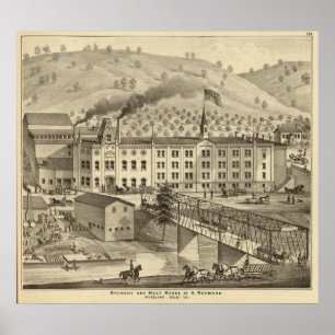 Affiches Brasserie et maison de malt d'un Reymann