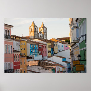 Affiches Brésil, Bahia, Salvador, la plus vieille ville