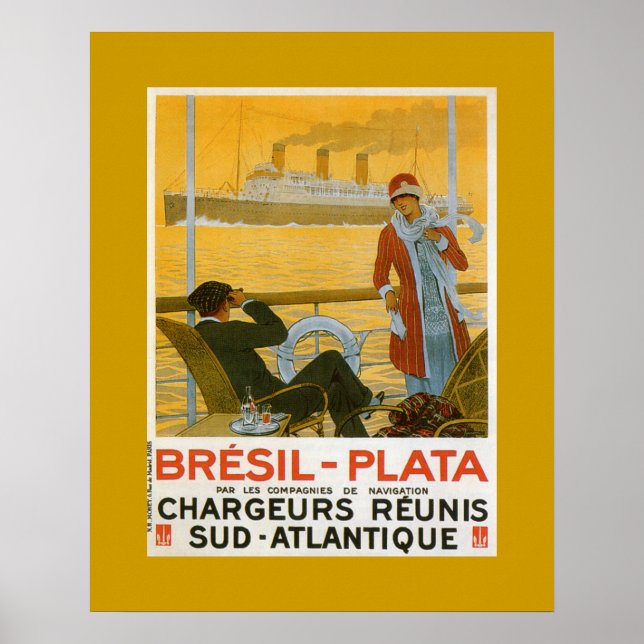 Affiches Bresil - Plata (Devant)