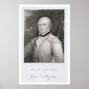 Affiches Brigadier-général Daniel Morgan (1736-1802) engrav