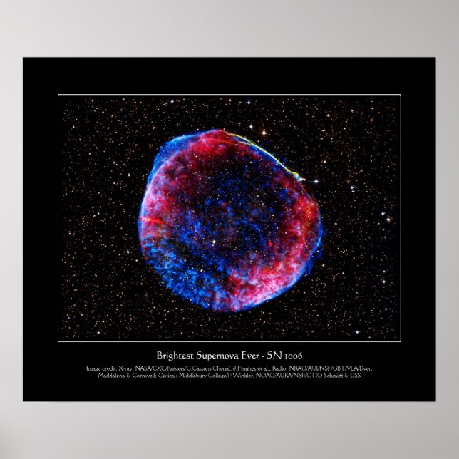 Affiches Brightest Supernova Ever space picture (Devant)