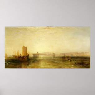 Affiches Brighton from the Sea, vers 1829