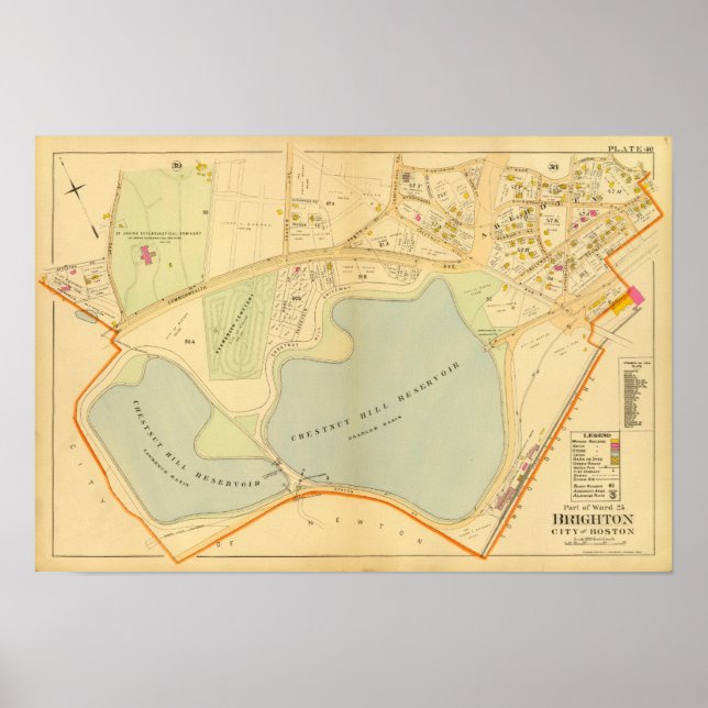 Affiches Brighton, Massachusettes 3 (Devant)