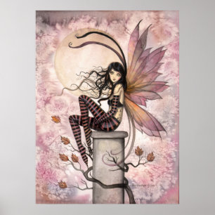 Affiches Brises d'Automne Fantaisie Artistique Fée de la Ch