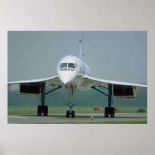 Affiches British Airways Concorde, en taxi