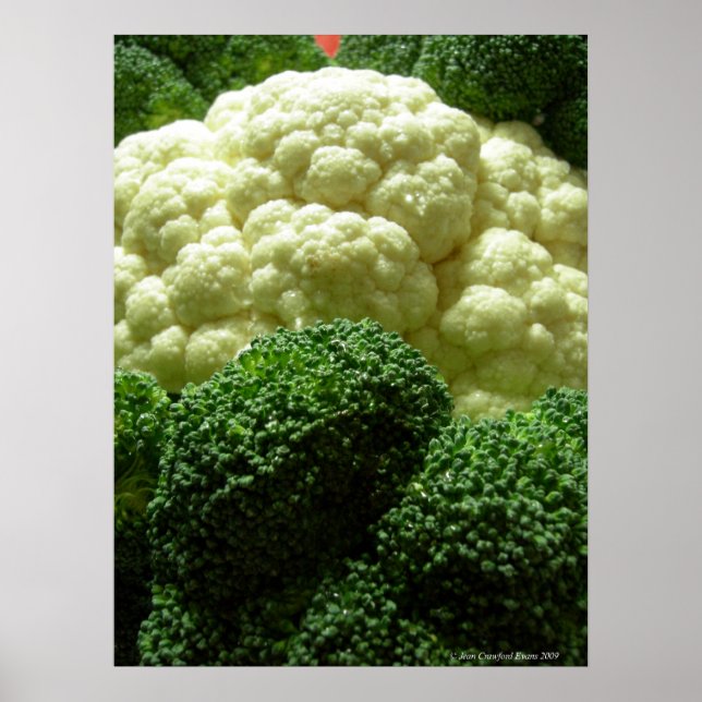 Affiches Brocoli et chou-fleur (Devant)