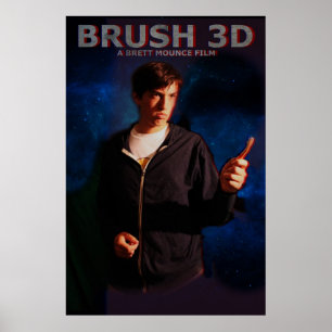 Affiches Brosse 3D