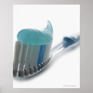 Affiches Brosse à dents et dentifrice