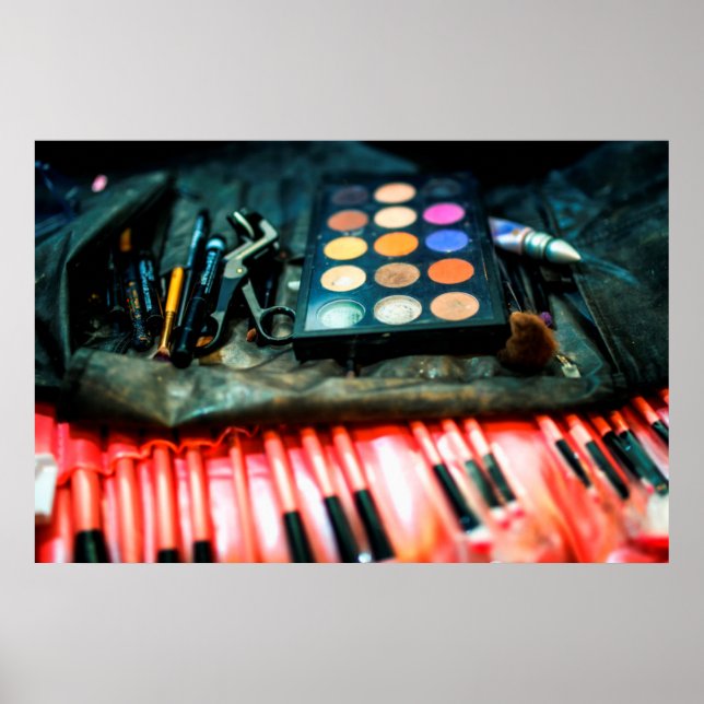 Affiches Brosses de maquillage (Devant)