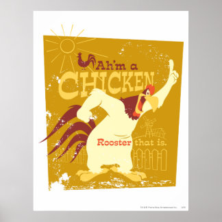 Affiches Brouillard Ah'm un poulet