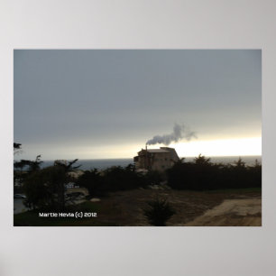 Affiches Brouillard côtier et fumée