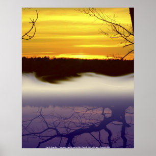 Affiches Brouillard d'affiche sur la grande baie -