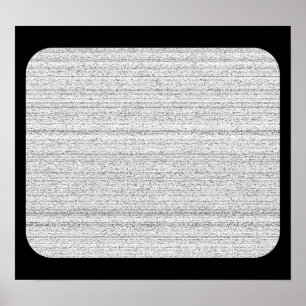 Affiches Bruit blanc. Grain noir et blanc de Milou