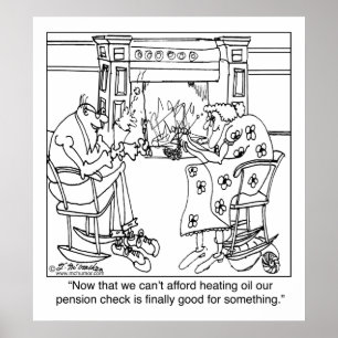 Affiches Brûlez votre contrôle de pension pour maintenir