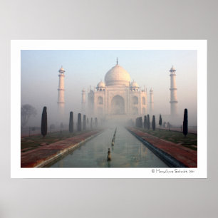 Affiches Brume du Taj Mahal