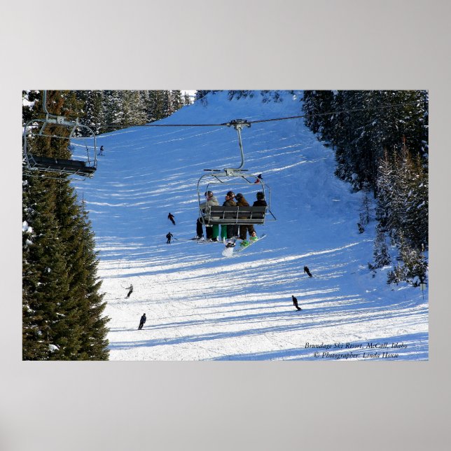 Affiches Brundage Station de ski, McCall, Idaho (Devant)