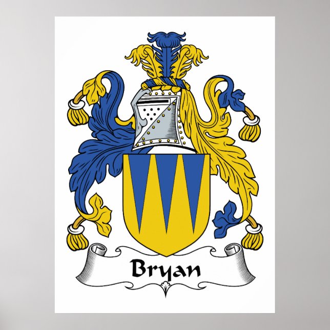 Affiches Bryan Family Crest (Devant)