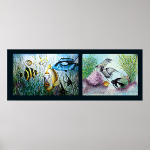 Affiches Bubba et copie de collage d'amis
