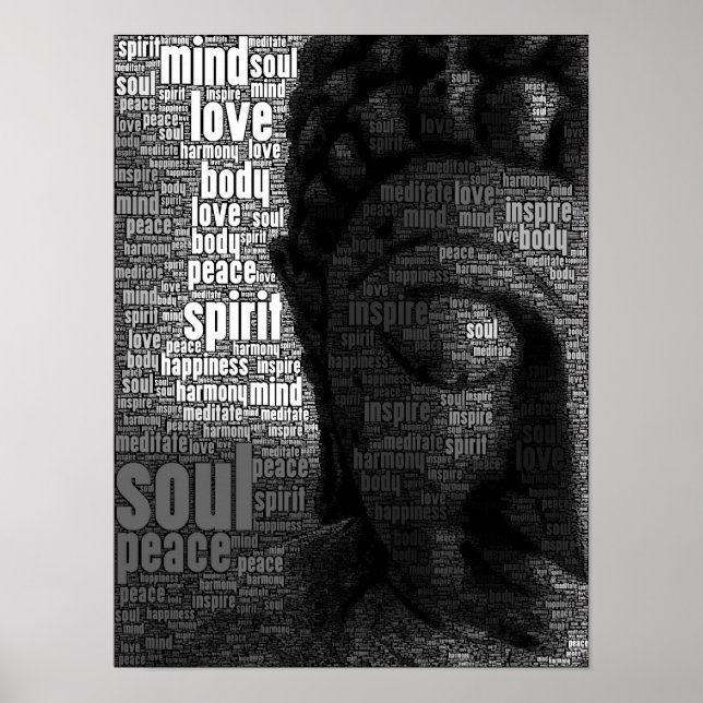 Affiches Buddhist Words of Wisdom (Devant)