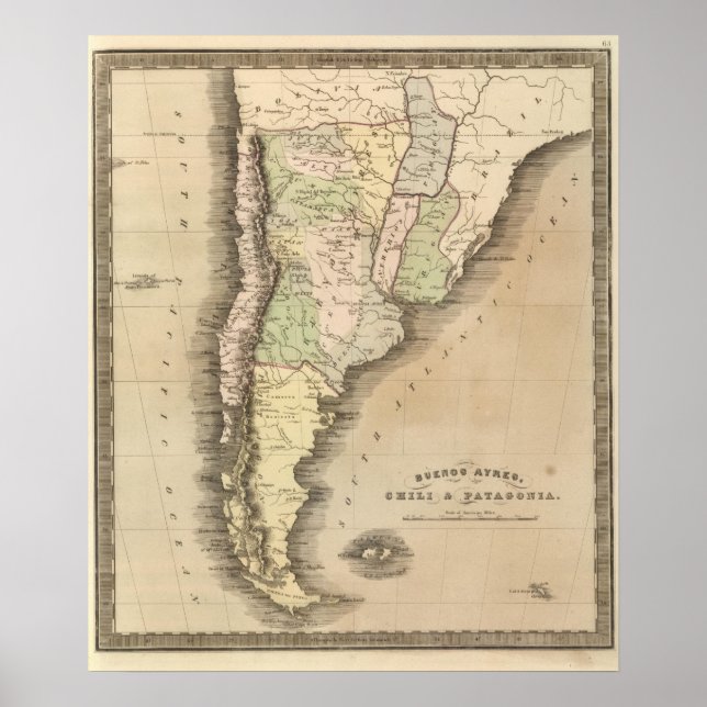 Affiches Buenos Aires, le Chili et la Patagonie (Devant)