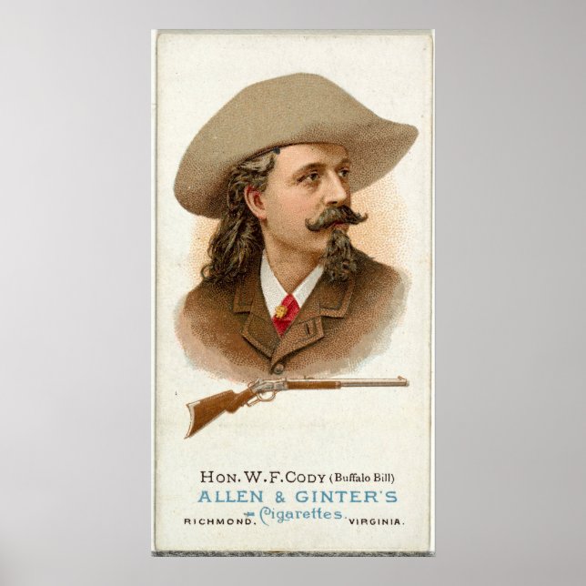 Affiches Buffalo Bill Rifle Shooter 1887 (Devant)