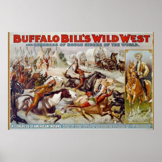 Affiches Buffalo Bill's Wild West (Devant)