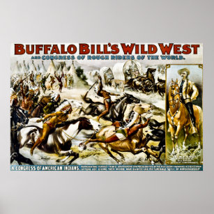 Affiches Buffalo Bill's Wild West - Un Congrès des Indiens