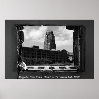 Affiches Buffalo, New York 'Central Termi...