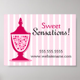 Affiches Buffet de bonbons et table de dessert