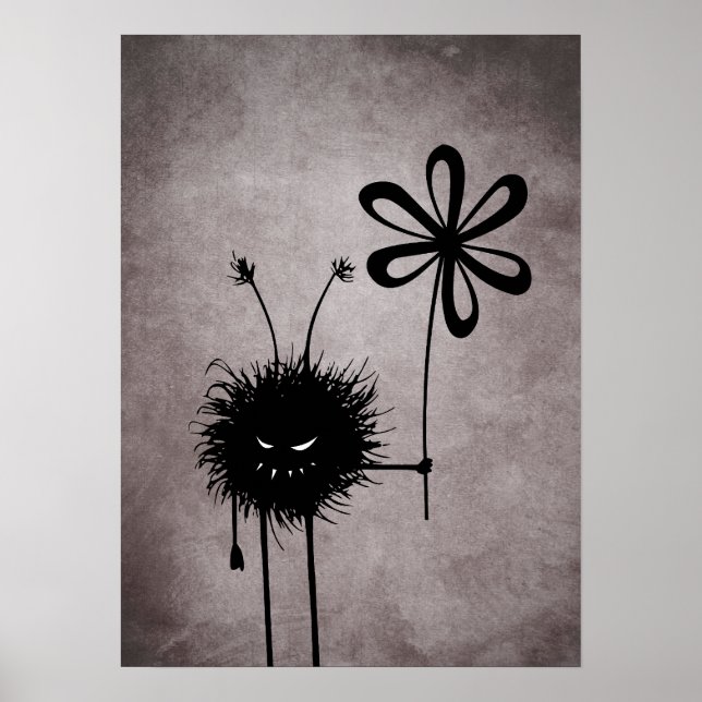 Affiches Bug Fleur Malin Vintage (Devant)