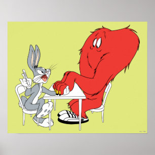Affiches BUGS BUNNY™ et Gossamer 2