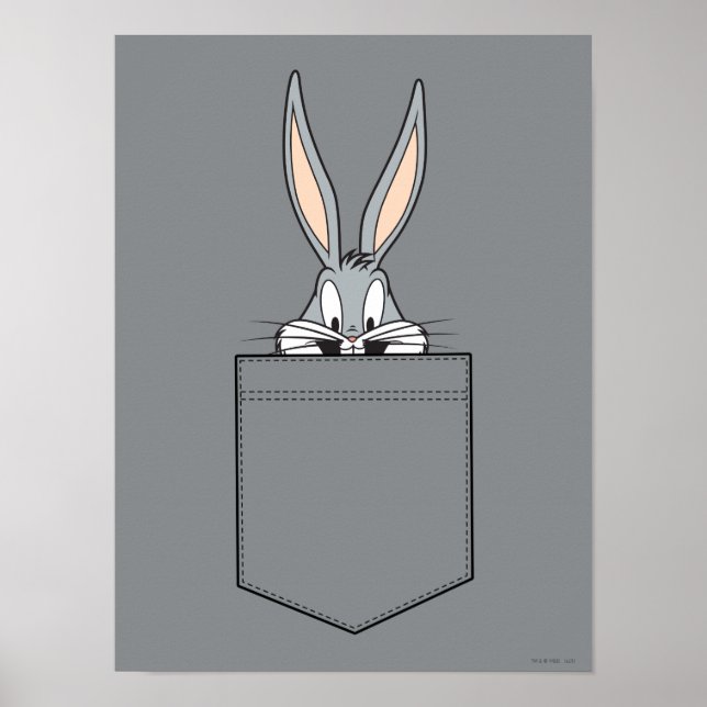Affiches BUGS BUNNY™ Sortir De Poche (Devant)