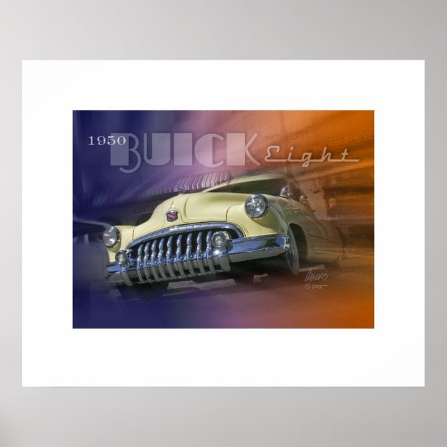 Affiches Buick Eight 1950 (Devant)