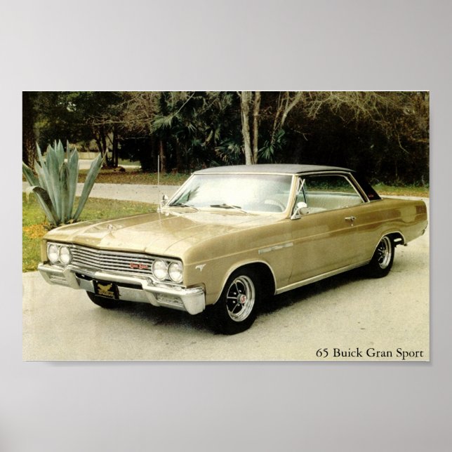 Affiches Buick Skylark Gran Sport 1965 (Devant)