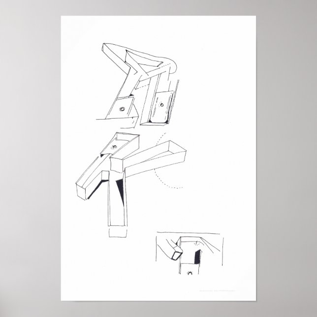 Affiches Building's Games K Monogram Drawing 19 C (Devant)