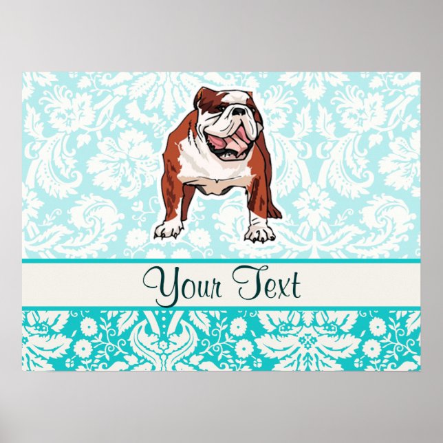 Affiches Bulldog ; mignon (Devant)