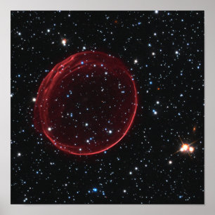Affiches Bulle de supernova céleste Photo de l'espace