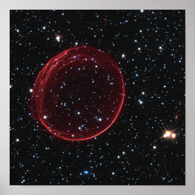 Affiches Bulle de supernova céleste Photo de l'espace (Devant)
