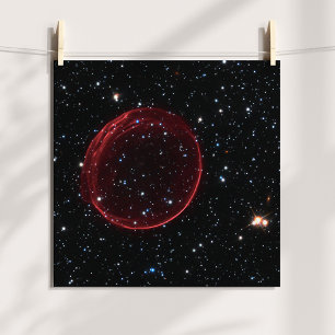 Affiches Bulle de supernova céleste Photo de l'espace